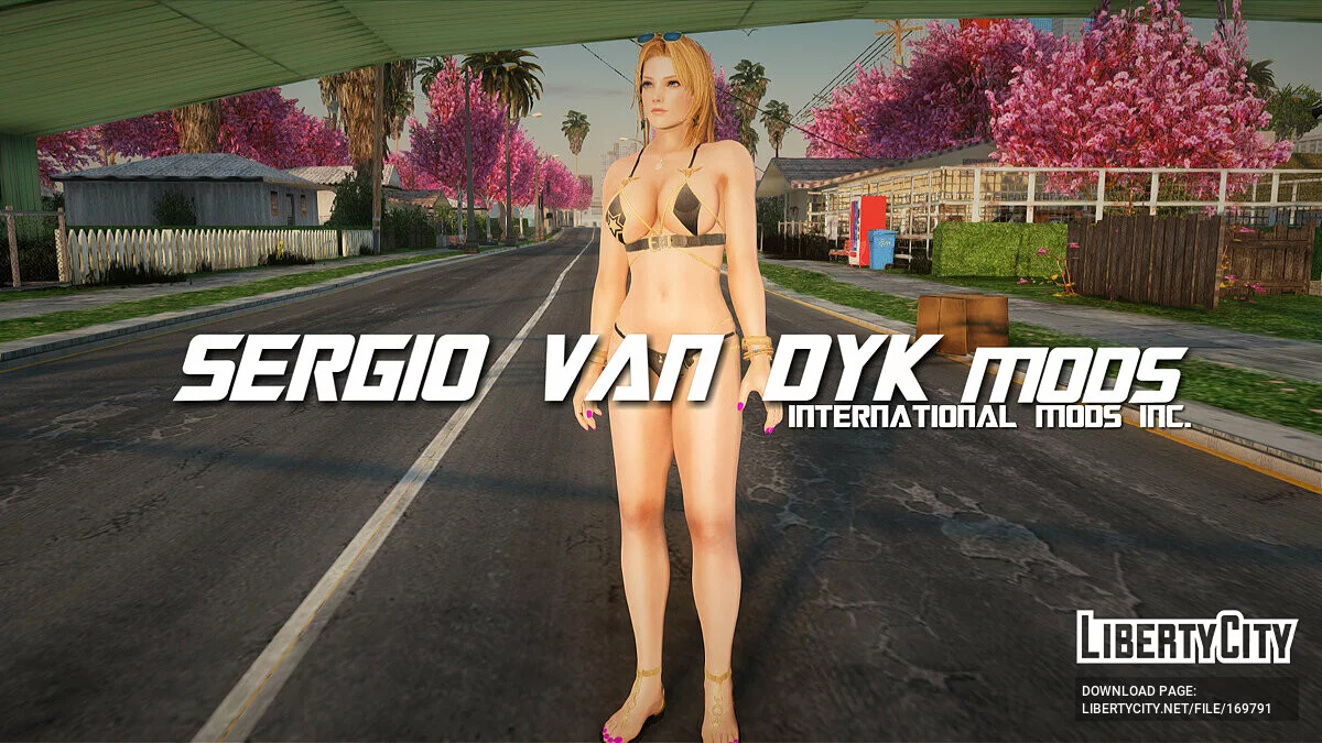 Тина Армстронг в бикини / GTA San Andreas