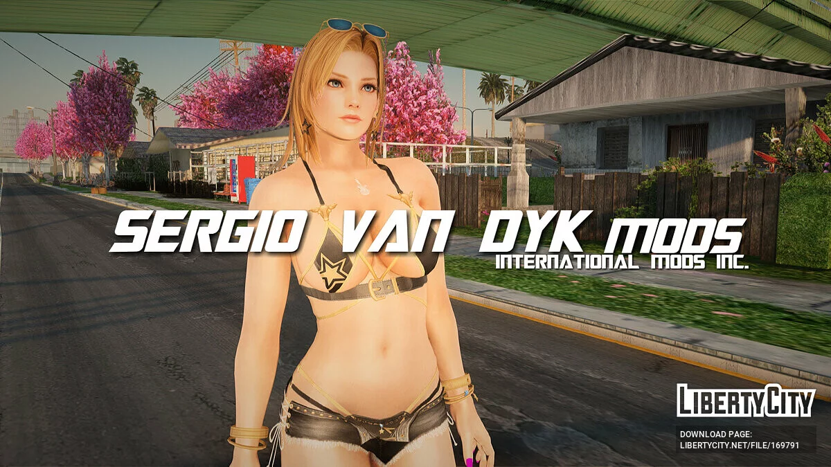 Тина Армстронг в бикини / GTA San Andreas