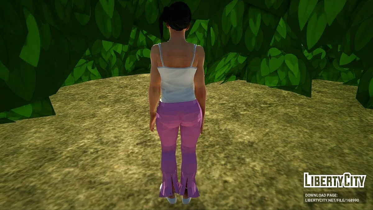 Зафина в пижаме из Tekken 7 / GTA San Andreas