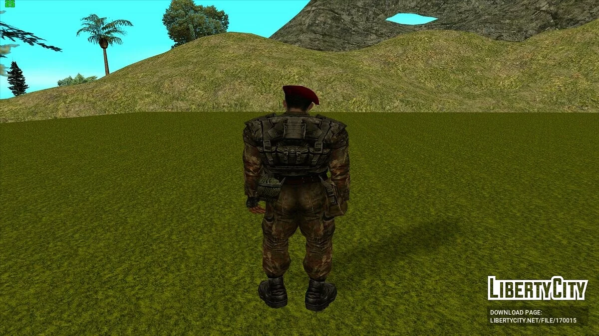 Дегтярёв в бронежилете ПС3-7 из S.T.A.L.K.E.R / GTA San Andreas