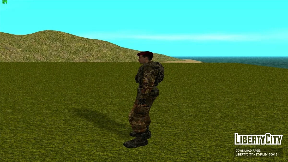 Дегтярёв в бронежилете ПС3-7 из S.T.A.L.K.E.R / GTA San Andreas