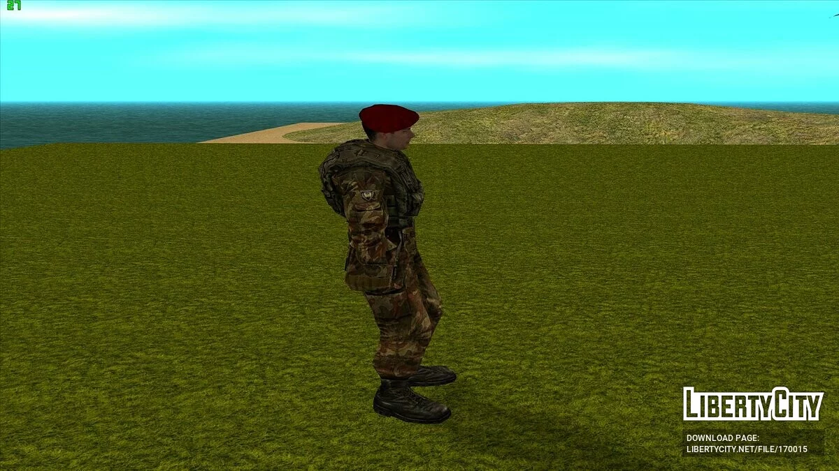 Дегтярёв в бронежилете ПС3-7 из S.T.A.L.K.E.R / GTA San Andreas