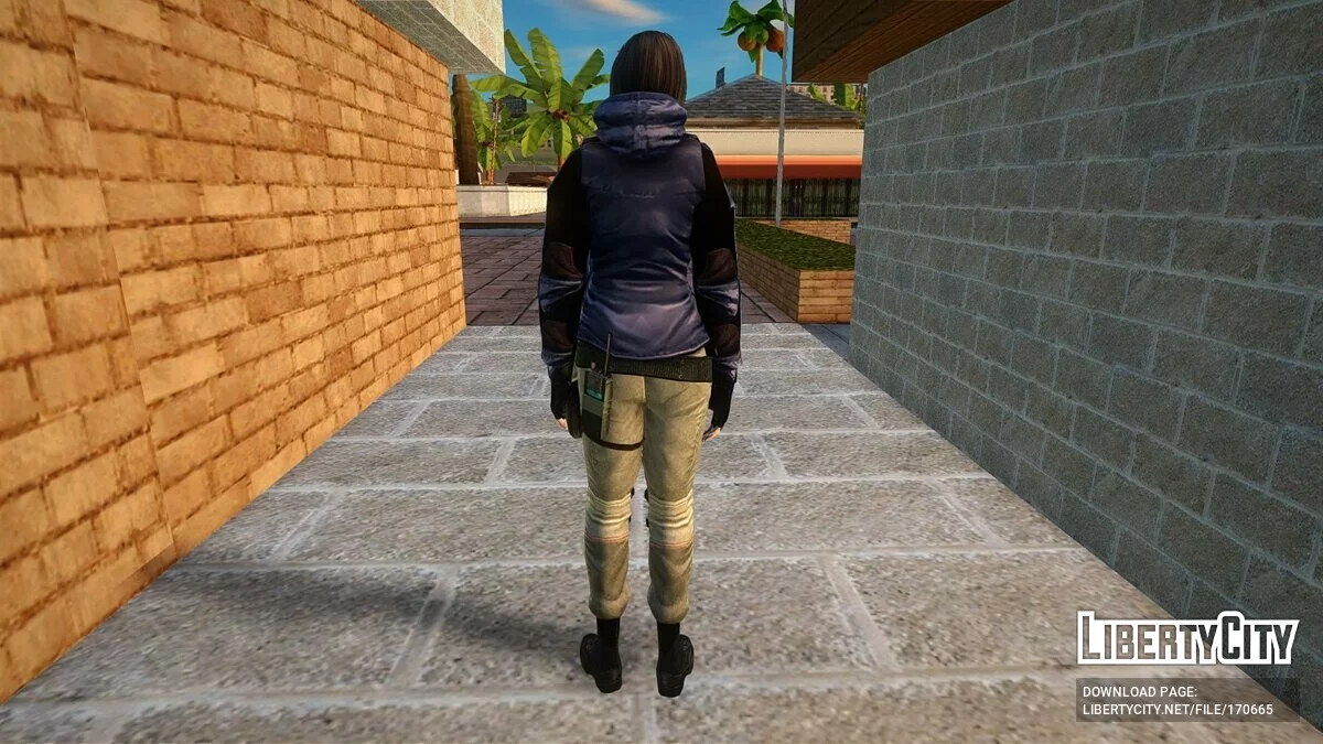 Джилл Валентайн (Россия) из Resident Evil Umbrella Chronicles / GTA San Andreas