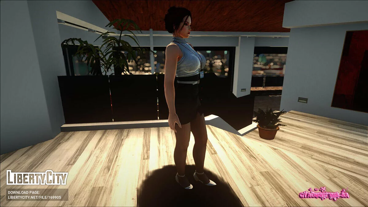 Касуми в офисной одежде / GTA San Andreas