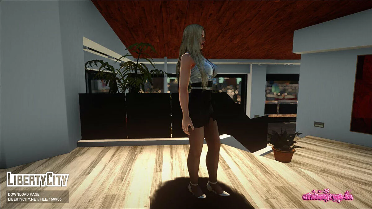 Хелена Дуглас в офисной одежде / GTA San Andreas