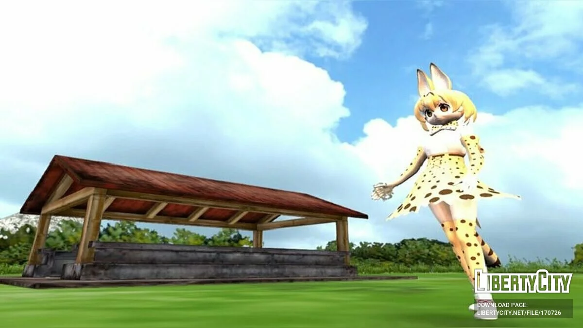 Сервал-Тян из Kemono Friends / GTA San Andreas