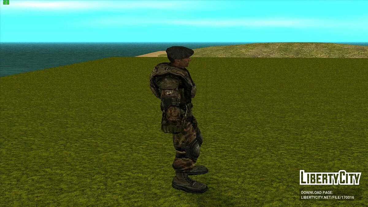 Стрелок в бронекостюме «Берилл-5М» из S.T.A.L.K.E.R / GTA San Andreas
