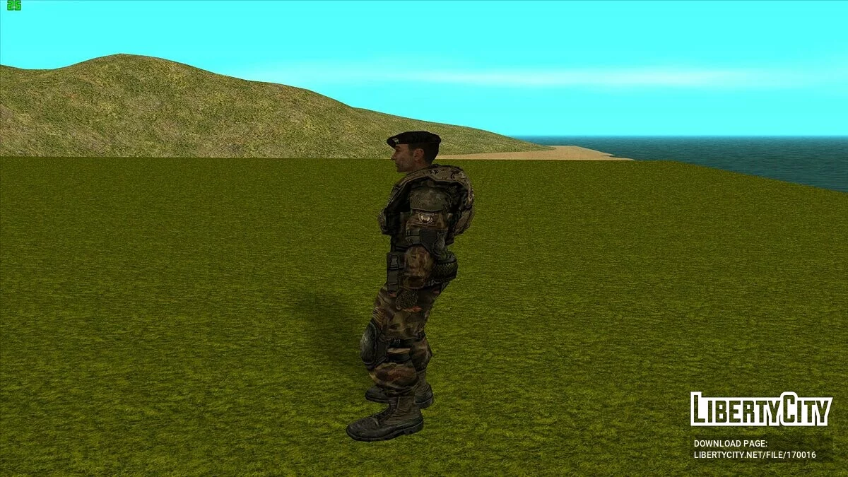 Стрелок в бронекостюме «Берилл-5М» из S.T.A.L.K.E.R / GTA San Andreas