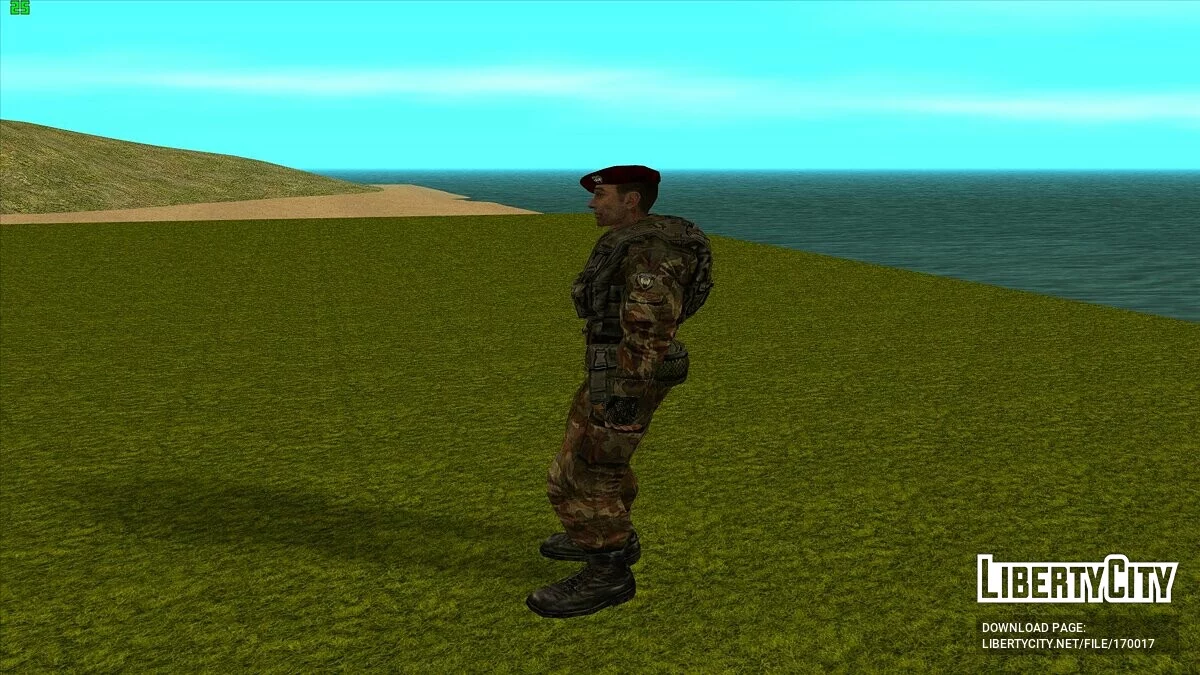 Стрелок в бронежилете ПСЗ-7 из S.T.A.L.K.E.R / GTA San Andreas