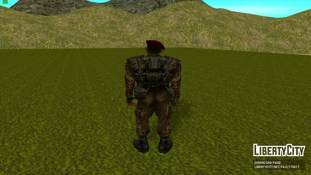 Стрелок в бронежилете ПСЗ-7 из S.T.A.L.K.E.R / GTA San Andreas
