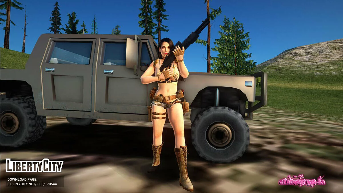 Тина Армстронг Scarlet / GTA San Andreas