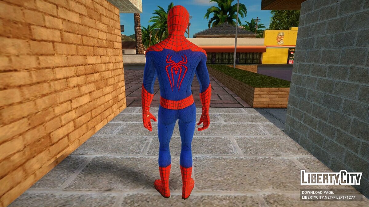 Spiderman from TASM 2 Android for GTA San Andreas - Картинка #2