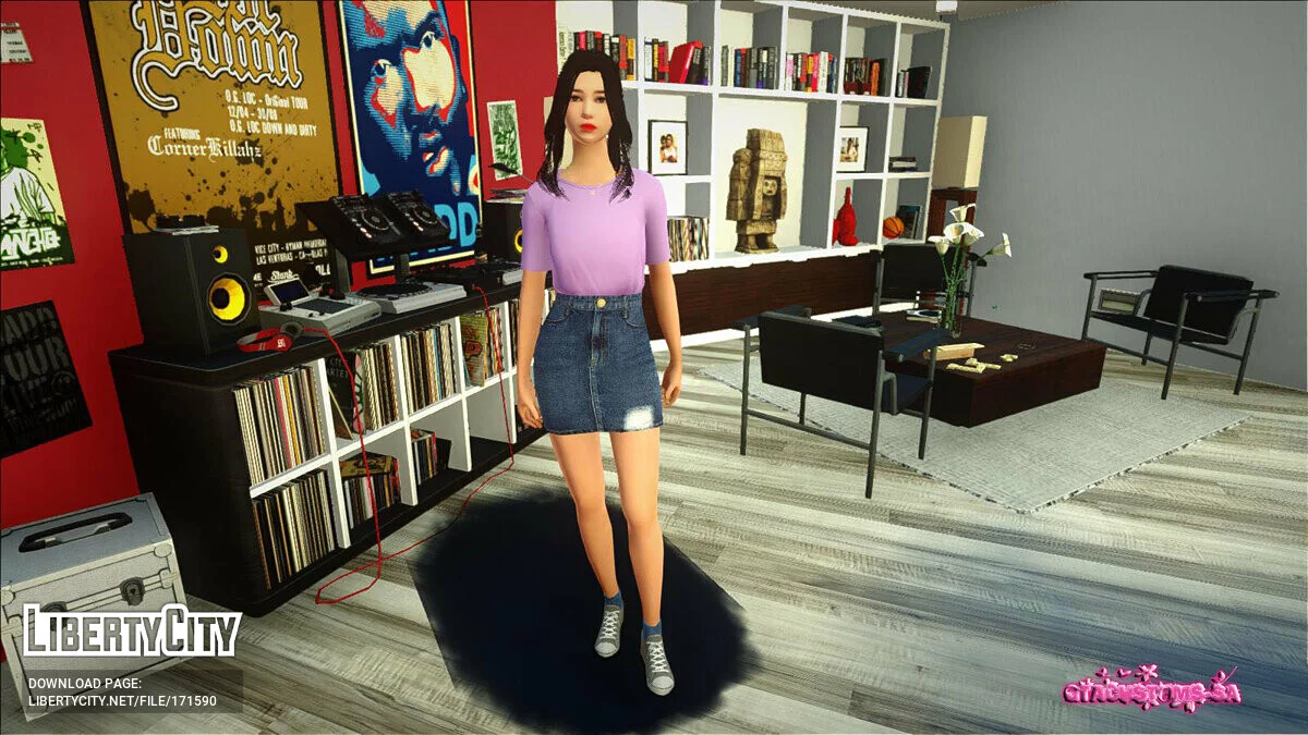 Девушка NPC 2 / GTA San Andreas