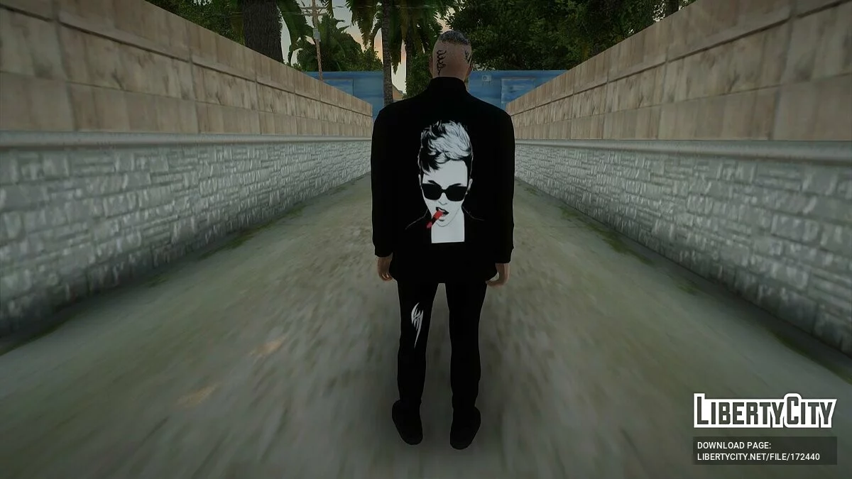 Гангстер в черном / GTA San Andreas