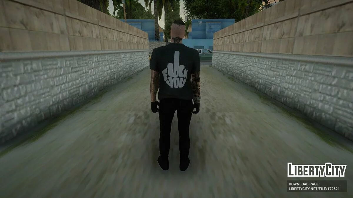 Гангстер в черном / GTA San Andreas
