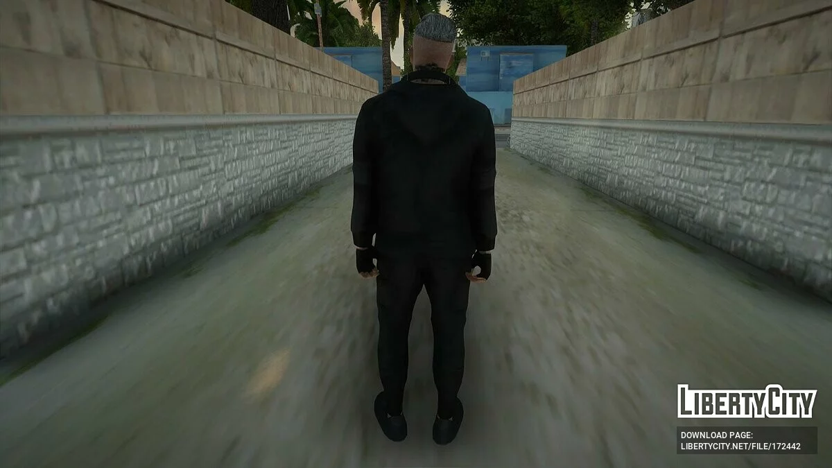 Гангстер в майке с черепом / GTA San Andreas
