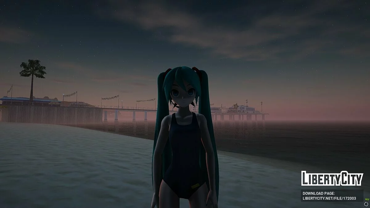 Hatsune Miku Swinwear S (PDFT) / GTA San Andreas