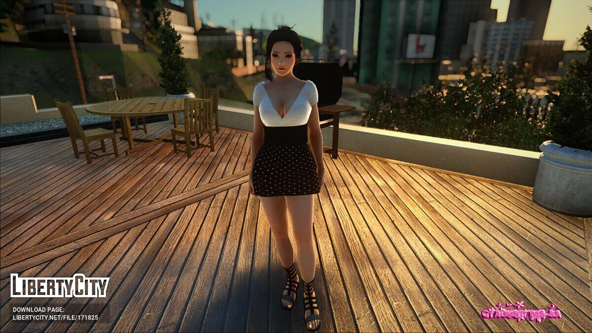 Касуми в повседневной одежде v2 / GTA San Andreas