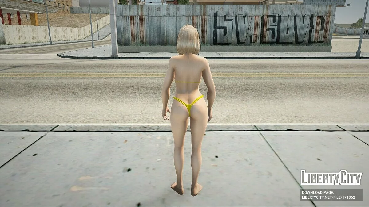 Хелена Дуглас в купальнике / GTA San Andreas