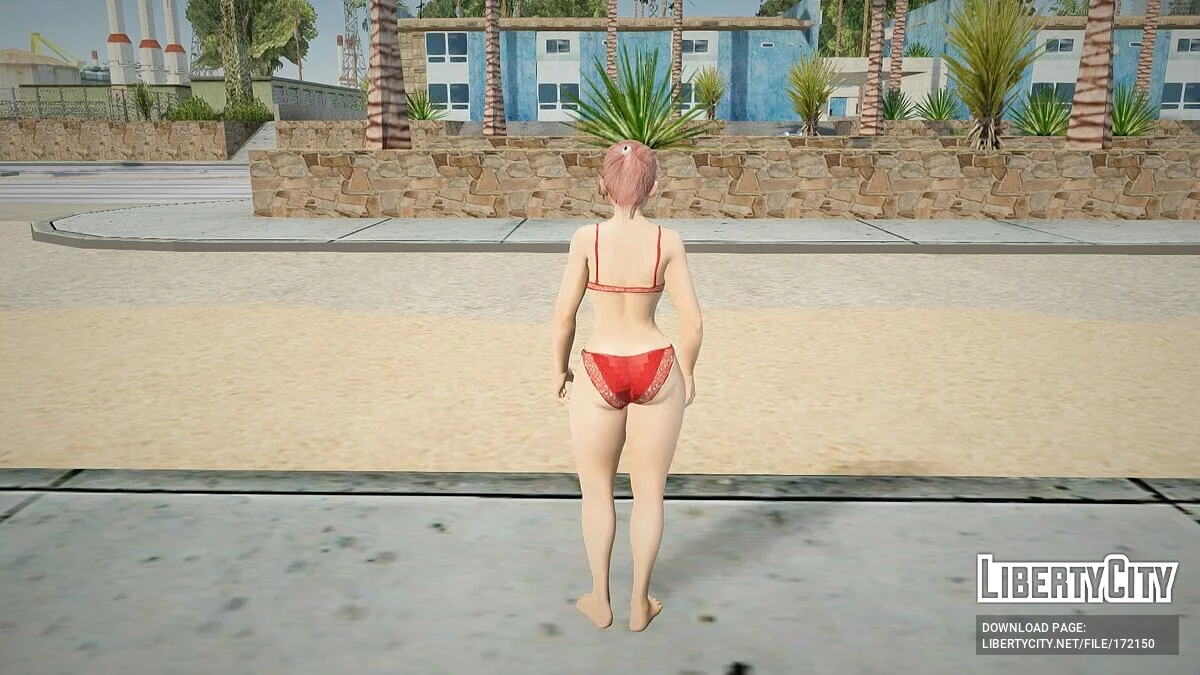 Хонока в нижнем белье / GTA San Andreas