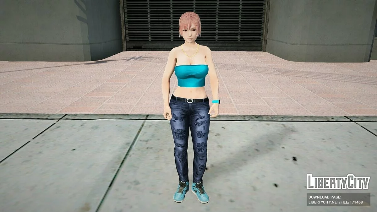 Хонока в повседневной одежде / GTA San Andreas