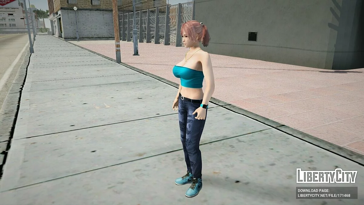 Хонока в повседневной одежде / GTA San Andreas