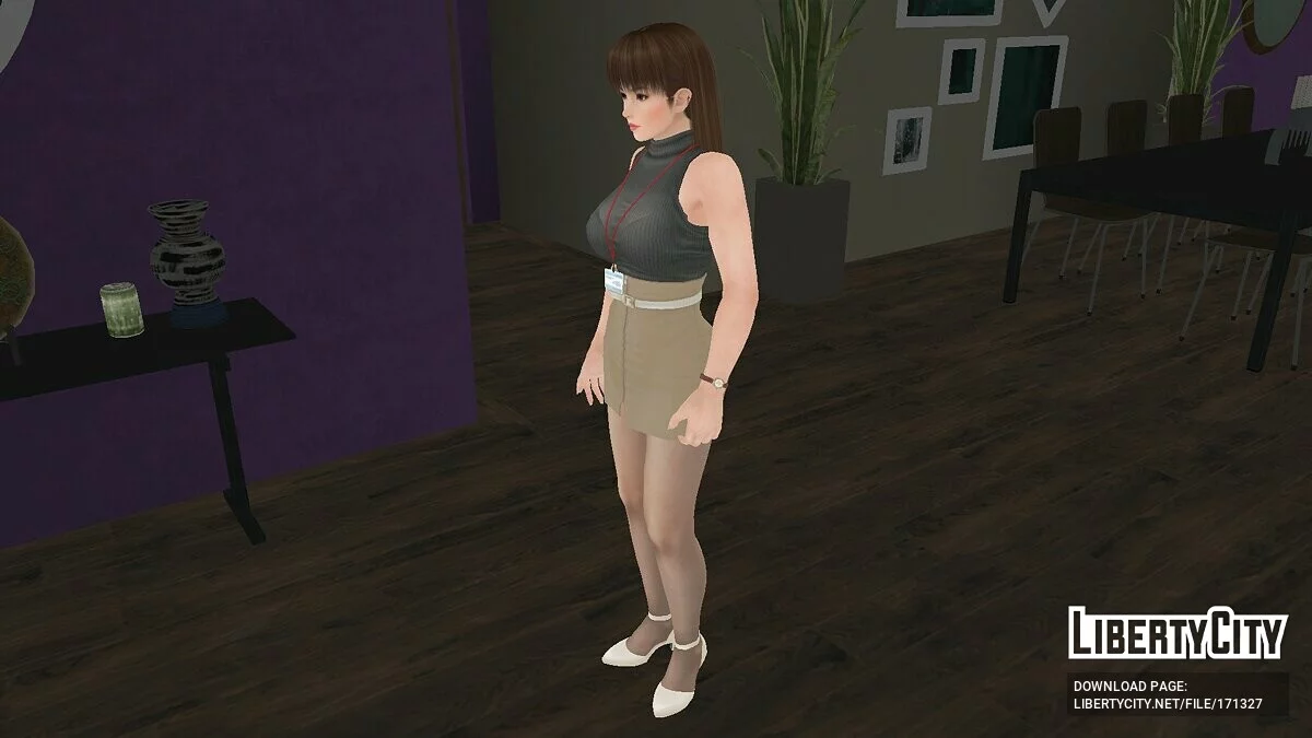 Лей-Фанг в офисной одежде / GTA San Andreas