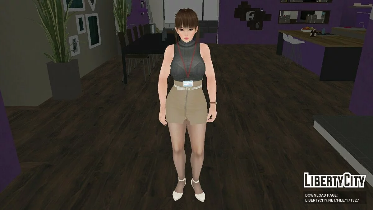 Лей-Фанг в офисной одежде / GTA San Andreas