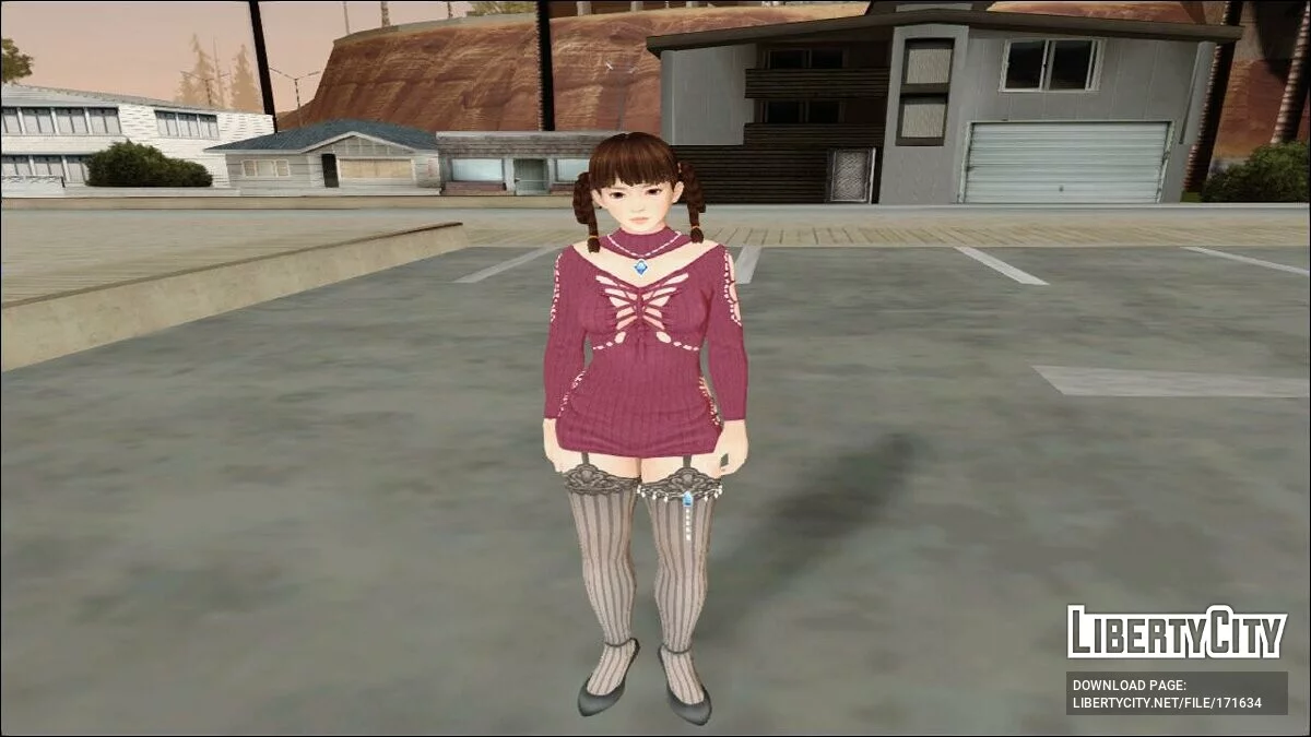 Лейфанг из Dead or ALive XV / GTA San Andreas