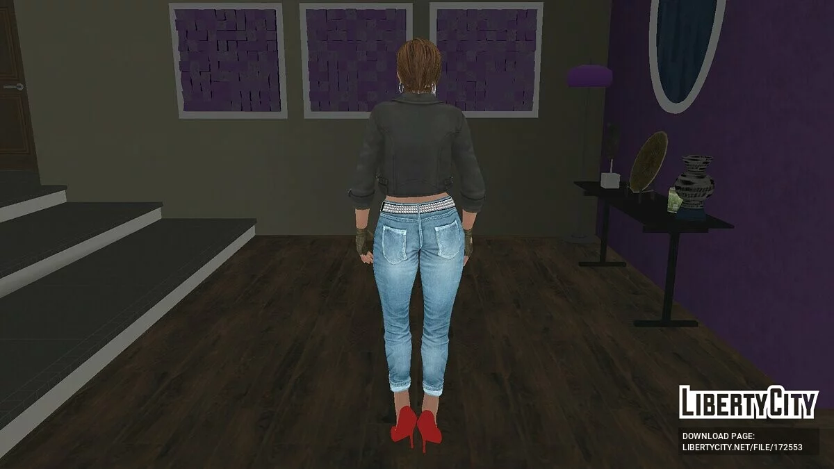 Лиза Хэмилтон в повседневной одежде / GTA San Andreas