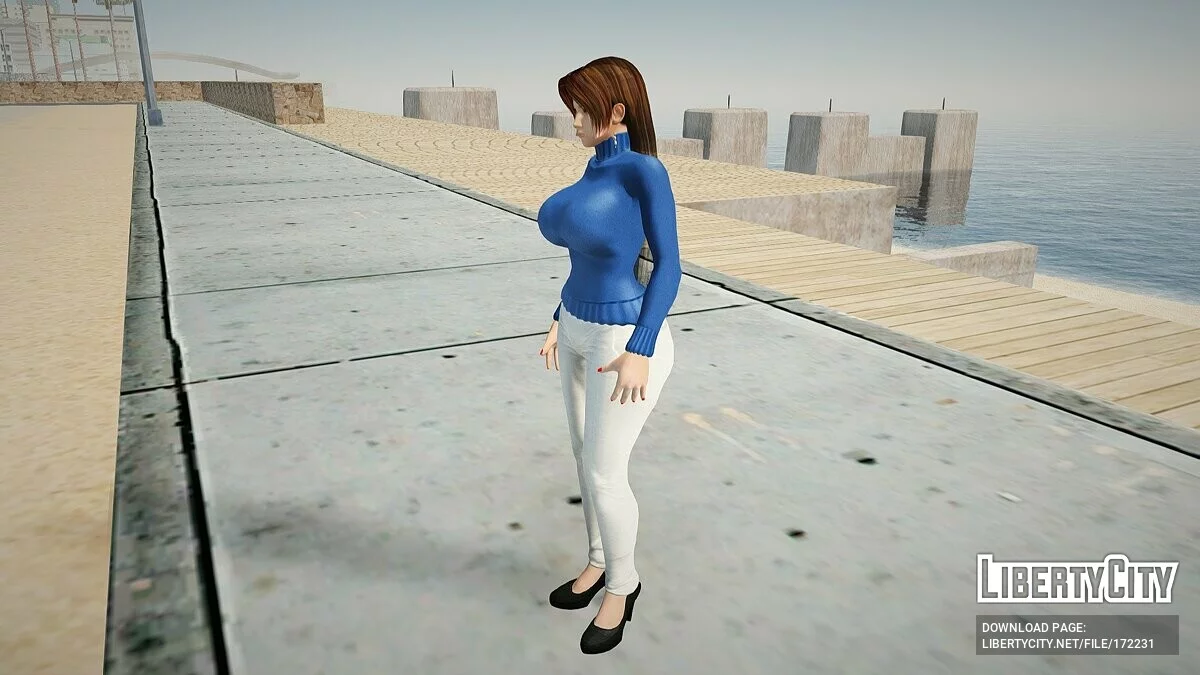 Мэй Ширануи в повседневной одежде / GTA San Andreas
