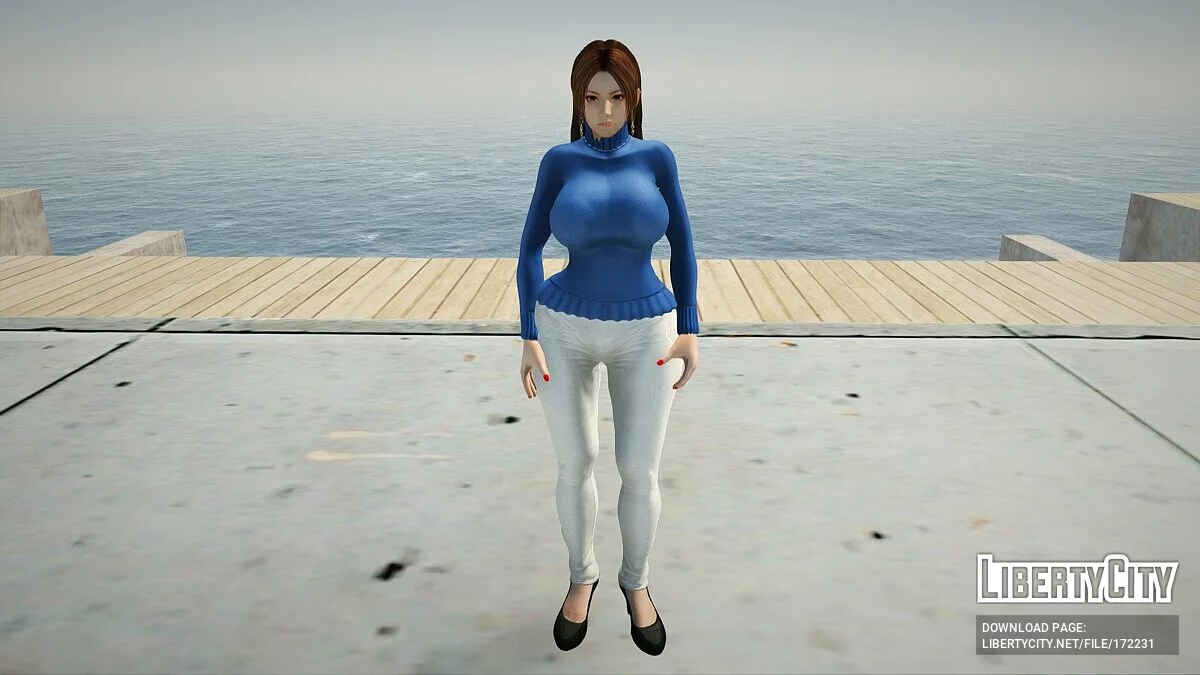 Мэй Ширануи в повседневной одежде / GTA San Andreas