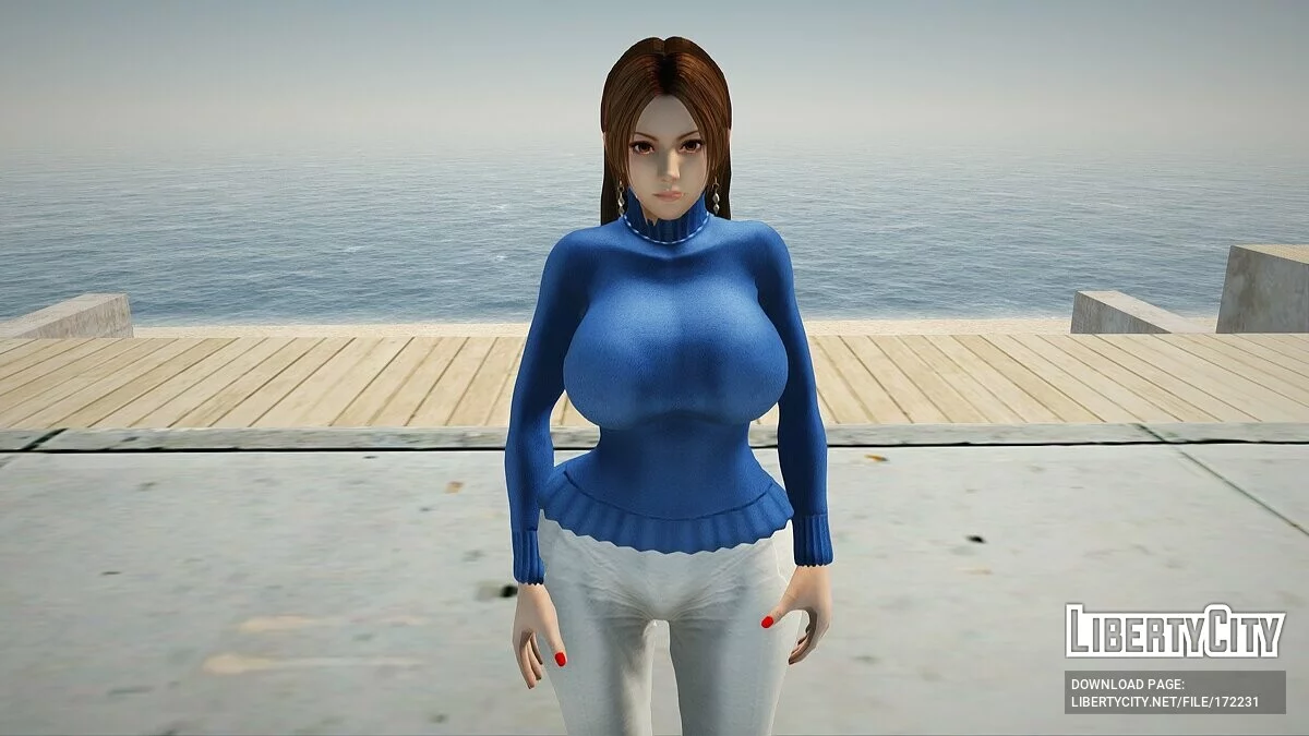 Мэй Ширануи в повседневной одежде / GTA San Andreas