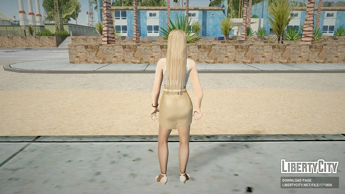 Мэри Роуз в офисной одежде / GTA San Andreas