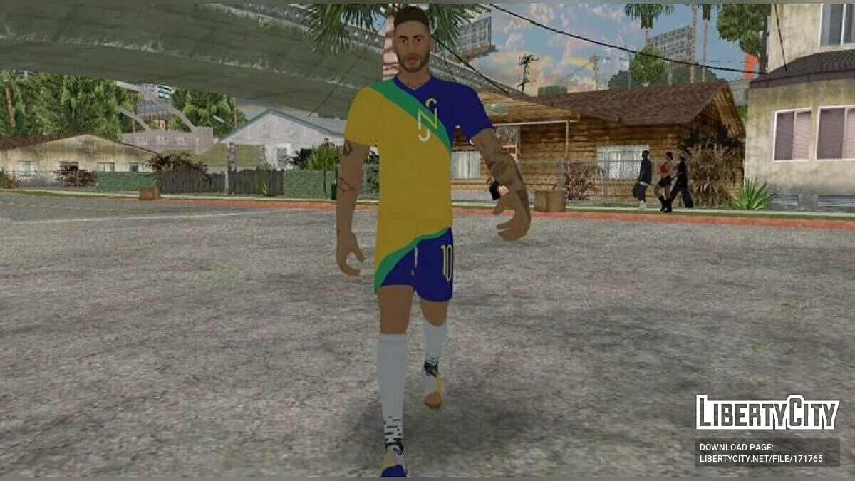 Неймар из Fortnite / GTA San Andreas