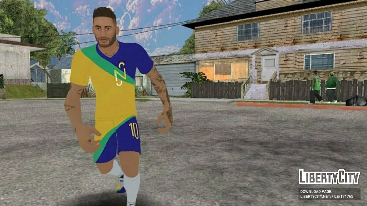 Неймар из Fortnite / GTA San Andreas