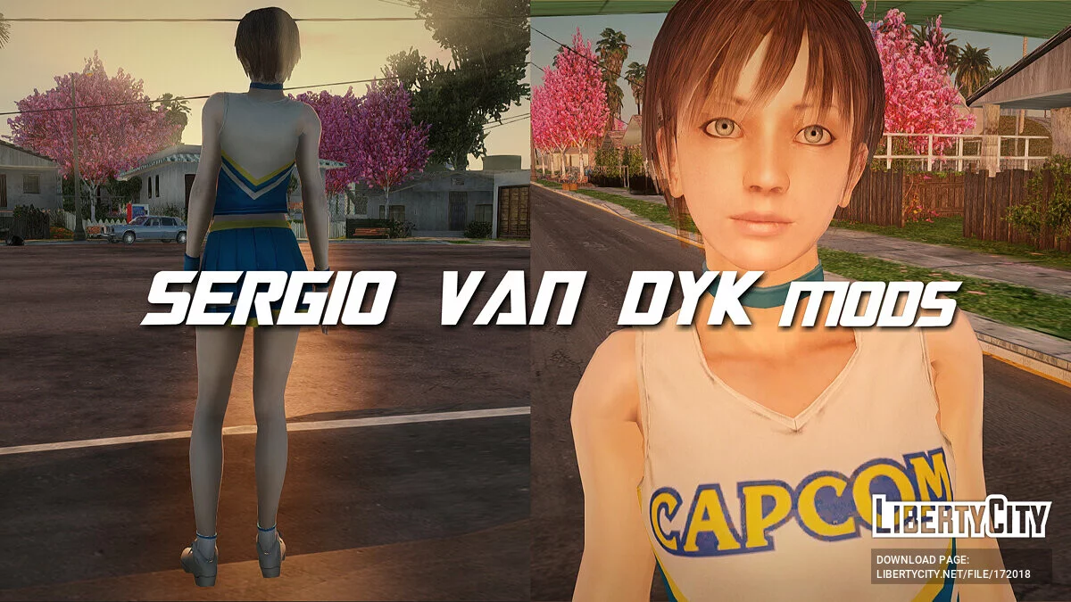 Ребекка Чемберс болельщица / GTA San Andreas
