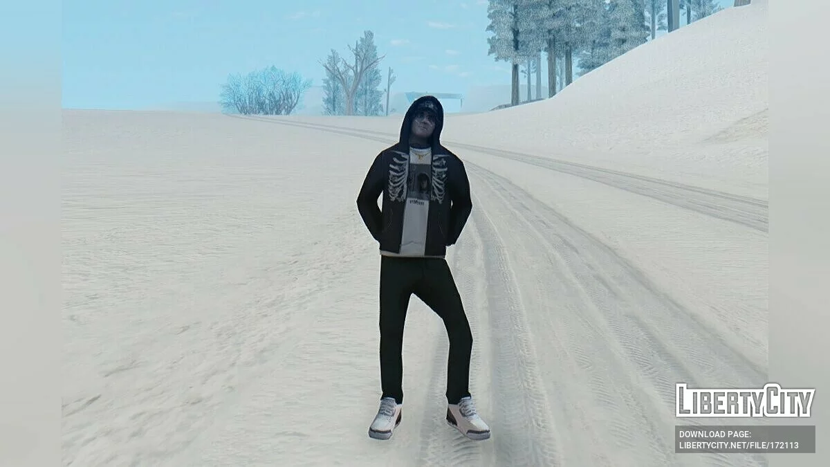 Модель рэпера 163ONMYNECK / GTA San Andreas