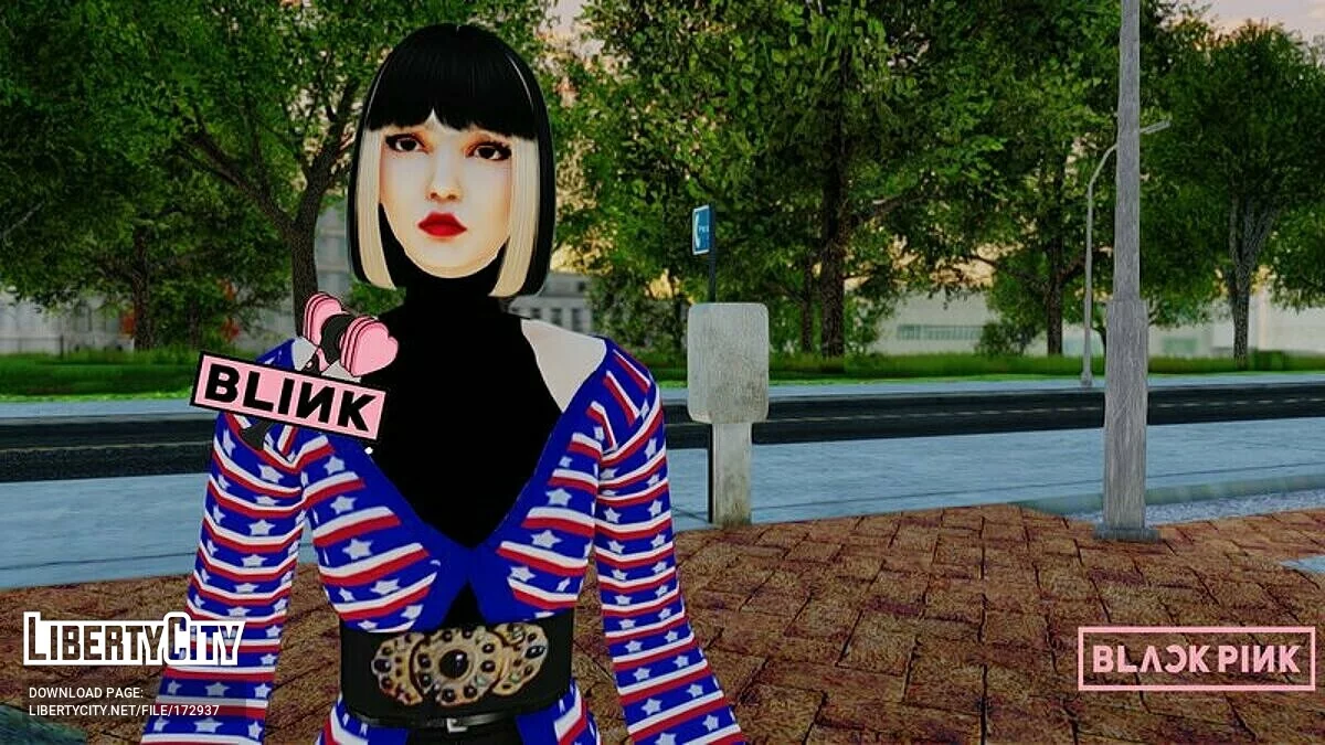 Лиса Манобан Blackpink / GTA San Andreas