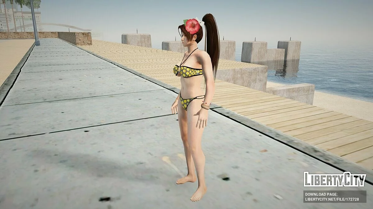 Мэй Ширануи в бикини / GTA San Andreas