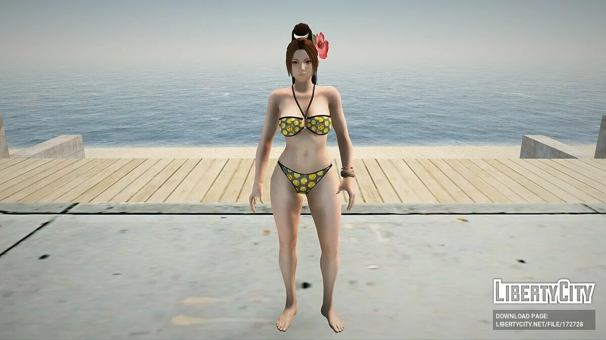 Мэй Ширануи в бикини / GTA San Andreas