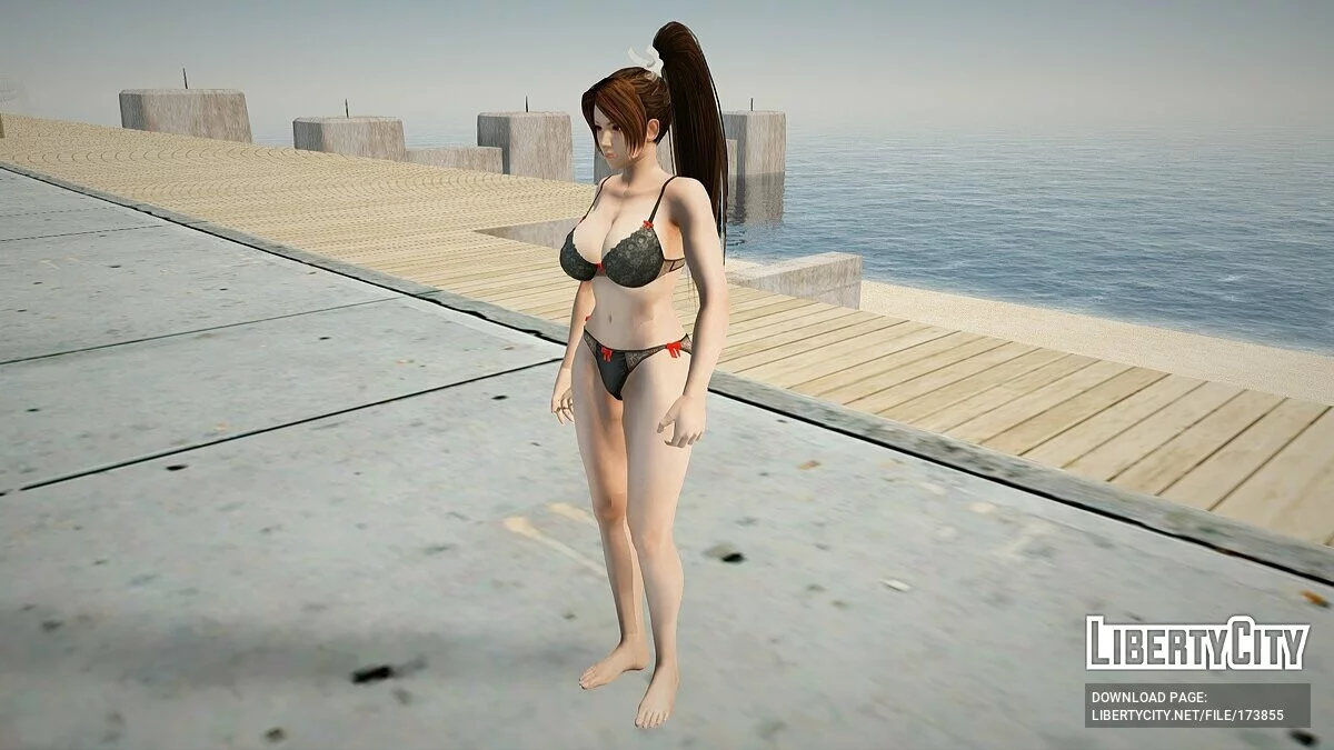 Мэй Ширануи в бикини / GTA San Andreas