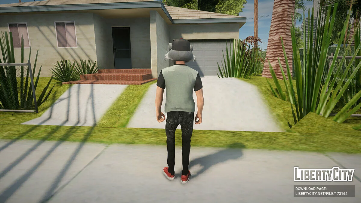 Пед в маске енота / GTA San Andreas