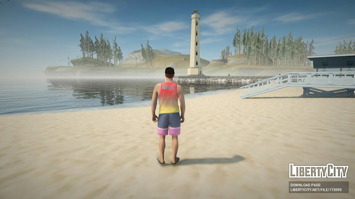 Пляжный скин №1 / GTA San Andreas