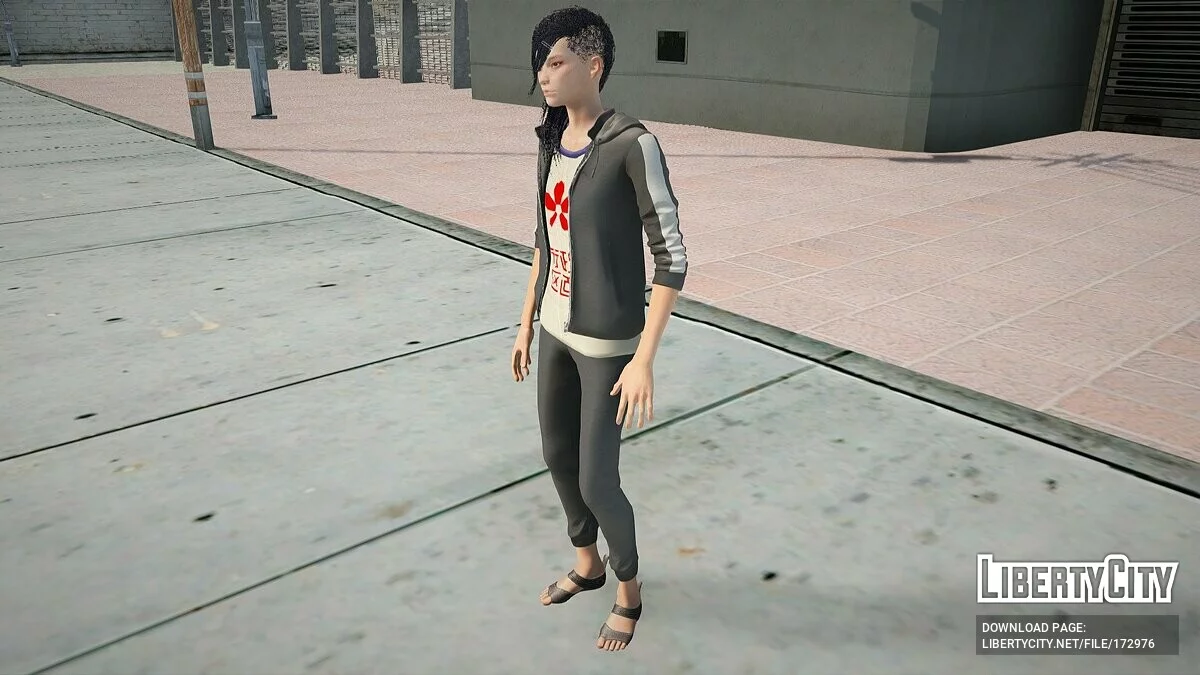 Rinko из GhostWire: Tokyo / GTA San Andreas