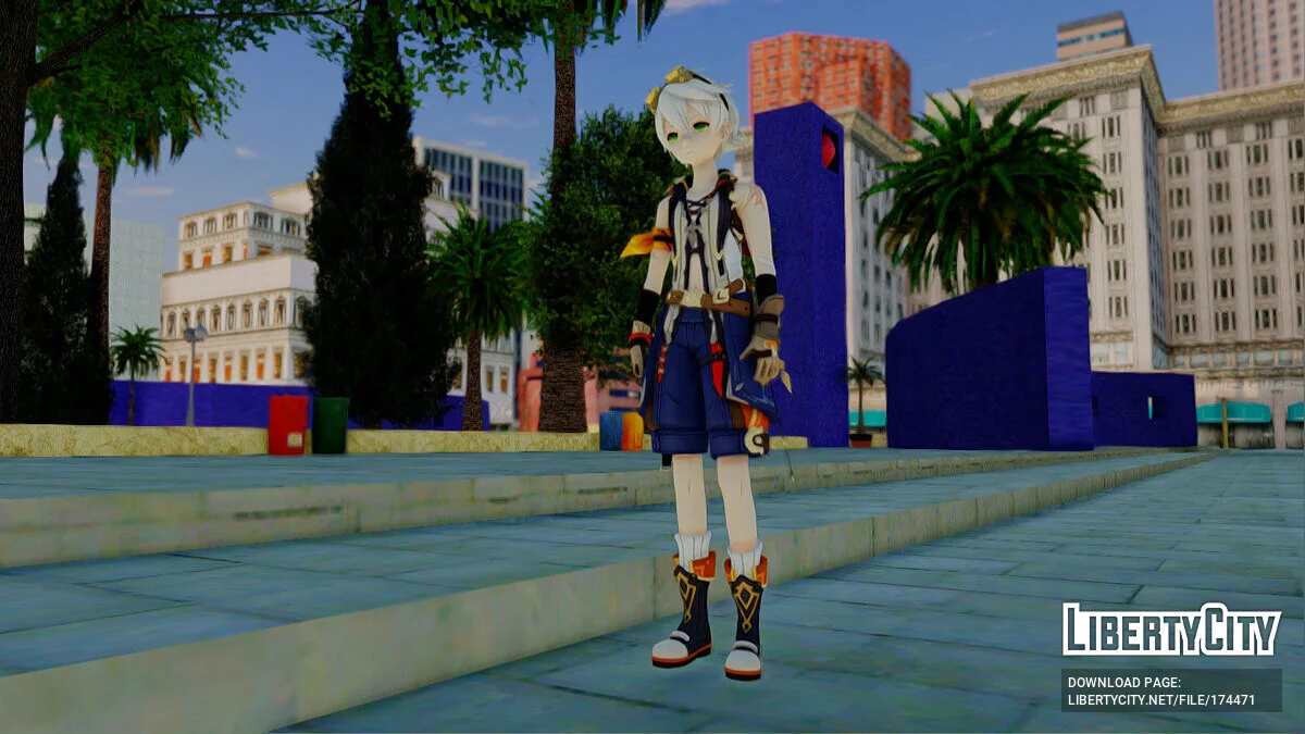 Bennett из Genshin Impact / GTA San Andreas
