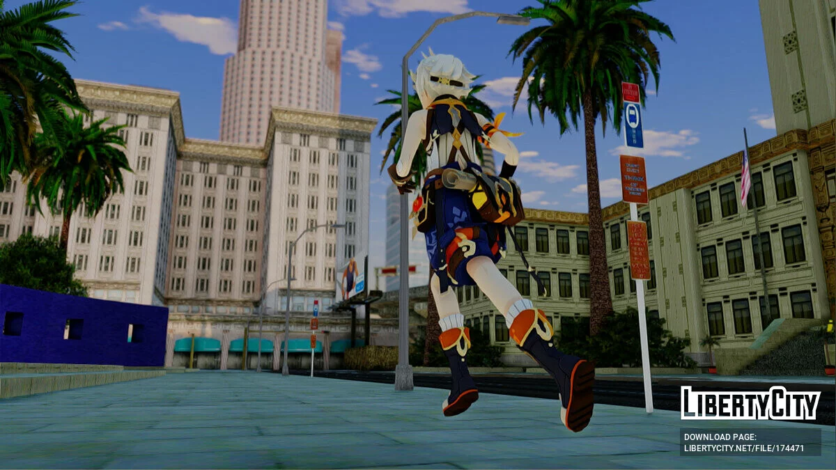 Bennett из Genshin Impact / GTA San Andreas