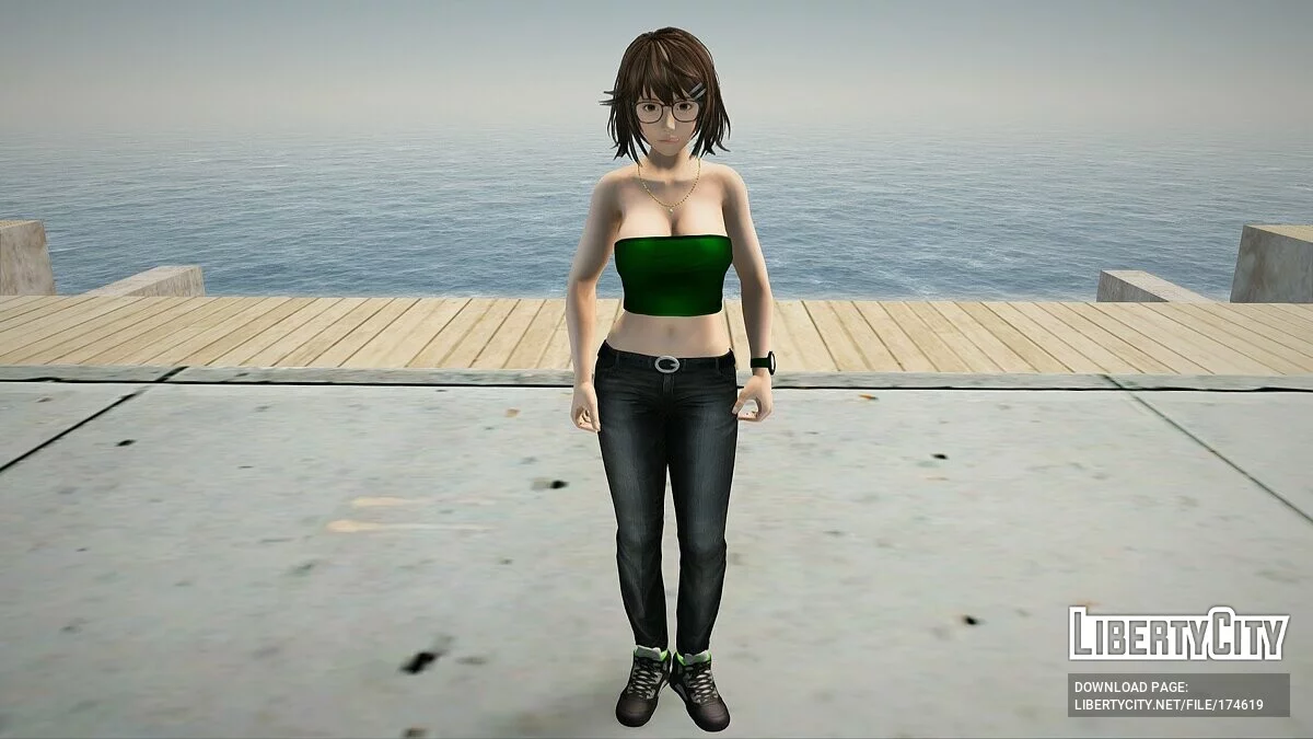 Цукуши в повседневной одежде / GTA San Andreas
