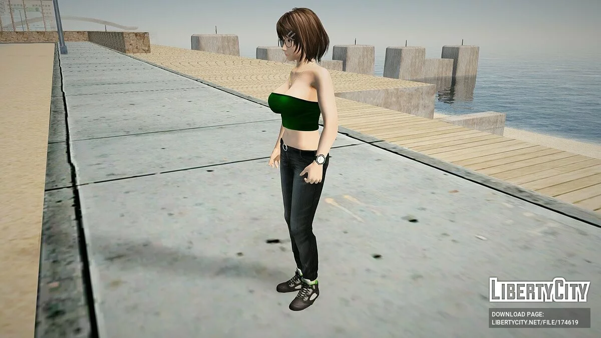 Цукуши в повседневной одежде / GTA San Andreas