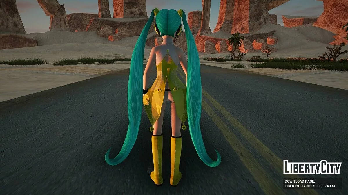 Хацунэ Мику / GTA San Andreas